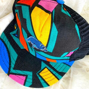 Baby/Toddler Girls Baseball Cap Multicolors with Manatee Patch & Netted Design